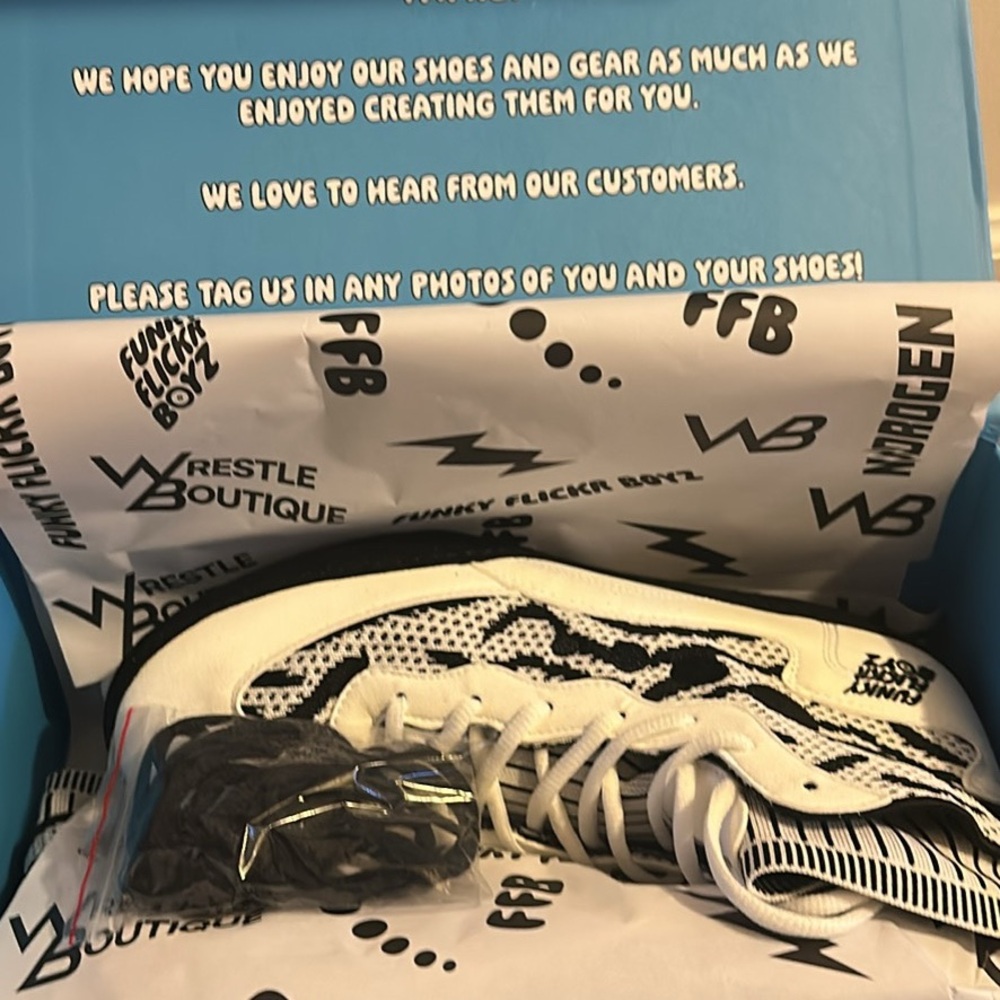 Funky Flicker Boyz INTERLUDE "ZEBRA" WRESTLING SHOES